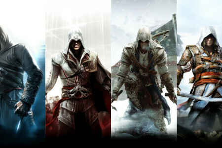 ALTAIR, Connor Kenway, Edward Kenway, Ezio Auditore da Firenze