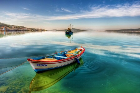 barca, natura, acqua