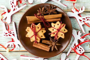 Kuchen, Weihnachten, Kekse, Dekoration, Glasur, Fröhlich, Neujahr, Süss