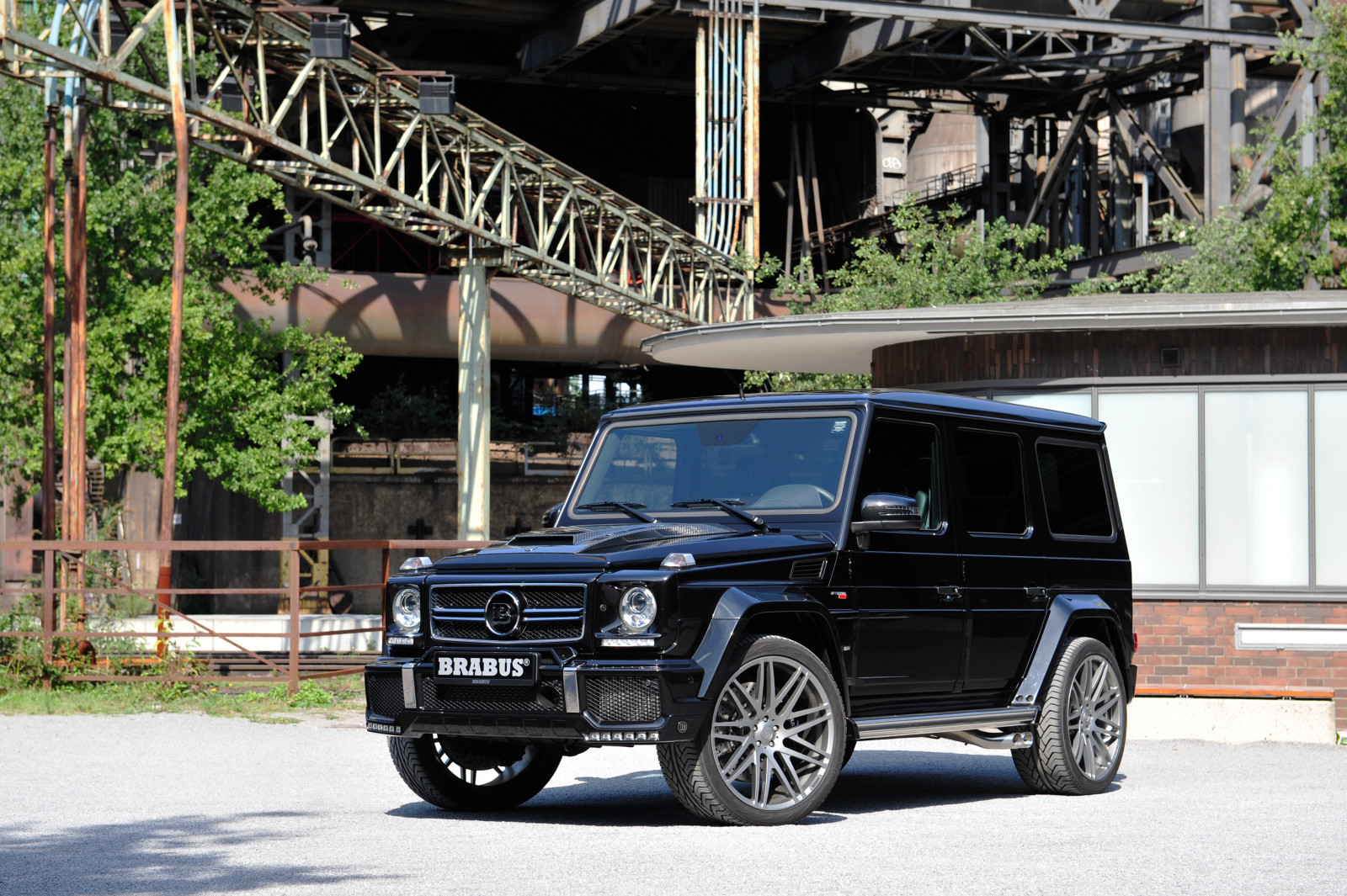 svart, Mercedes-Benz, Mercedes, Brabus, G-Klasse, Gelandewagen, W463, 2015