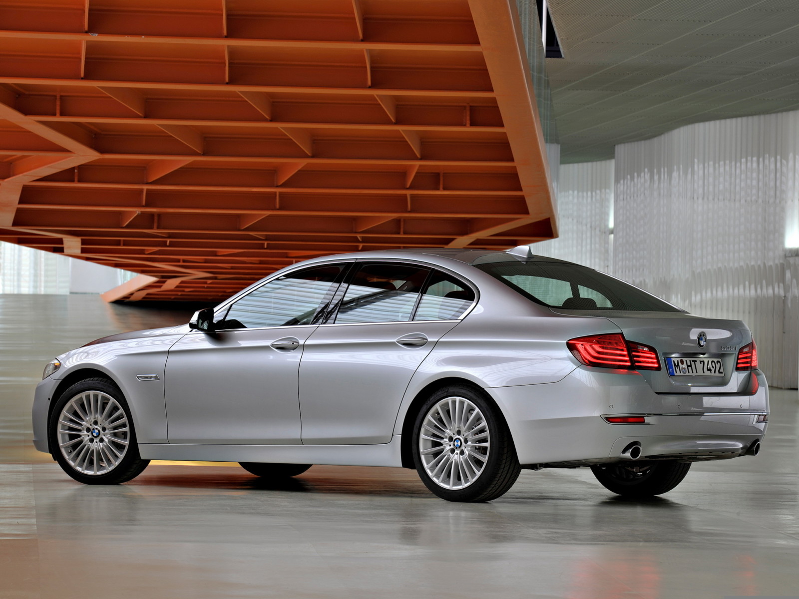 papel de parede, carro, auto, BMW, sedan, Linha Luxury, 535i