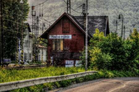 HDR, Powaska Bystrzyca, Słowacja, stacja