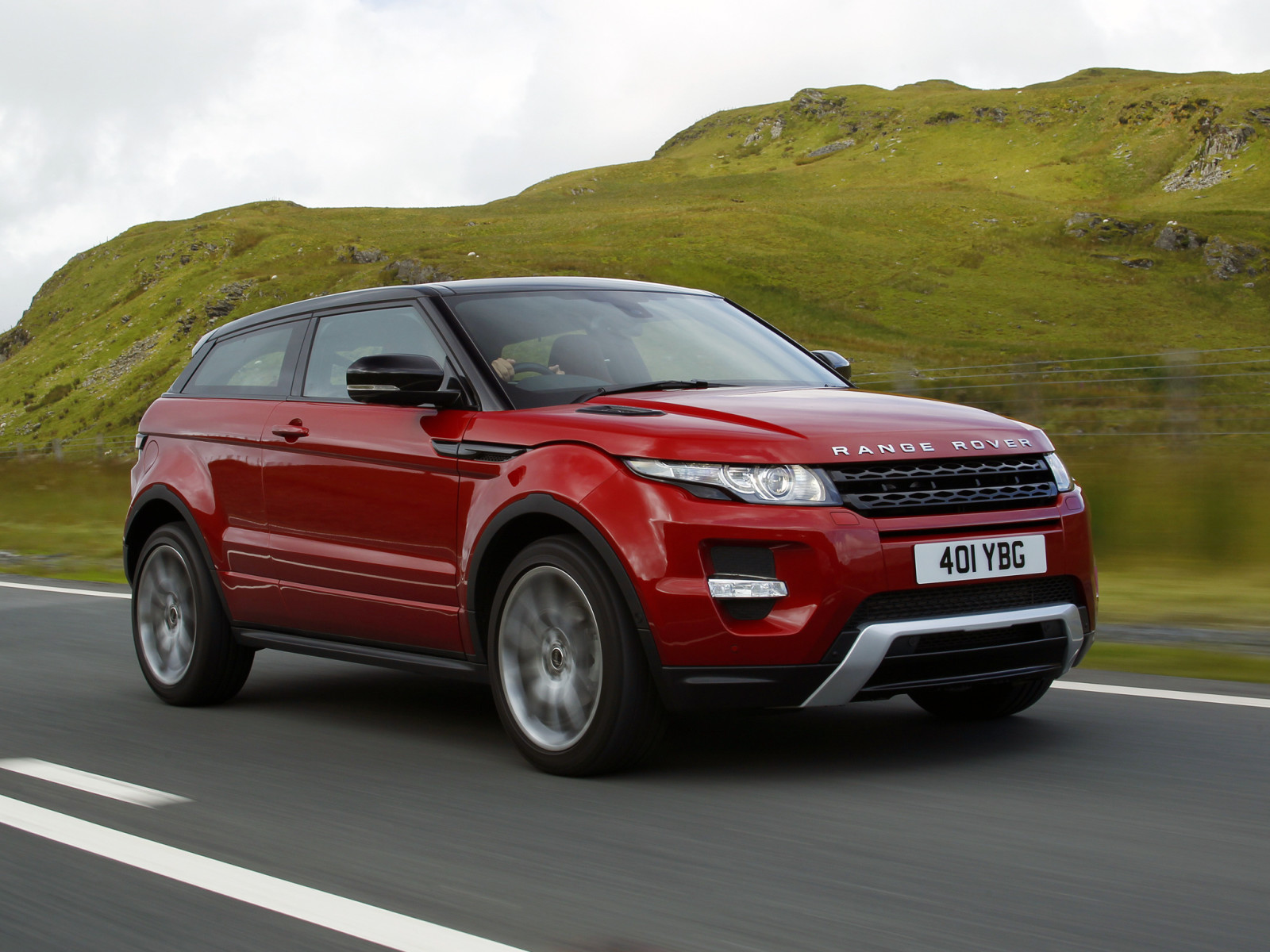 silnice, auto, Range Rover, Land Rover, Evoque