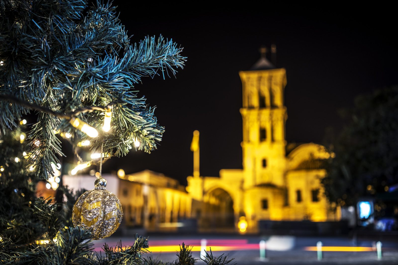 Kerstmis-, Cyprus, Larnaca