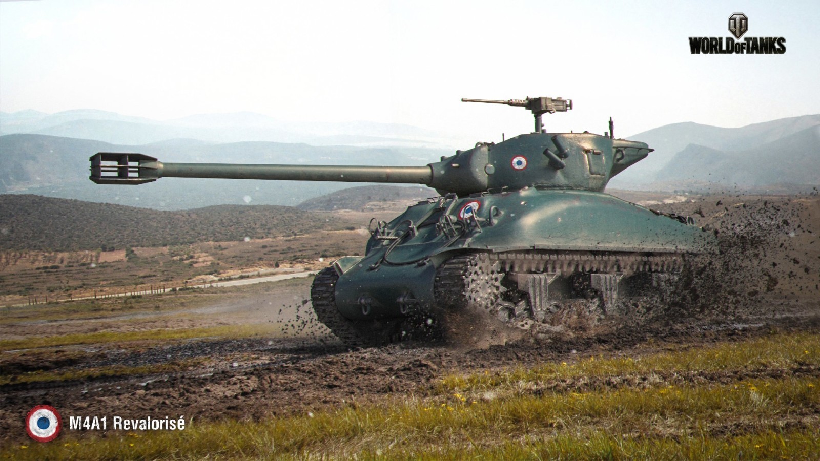 Frankrig, tanke, VERDEN AF TANKS, tank, WoT, Wargaming.net, BigWorld, M4A1 Opgraderet