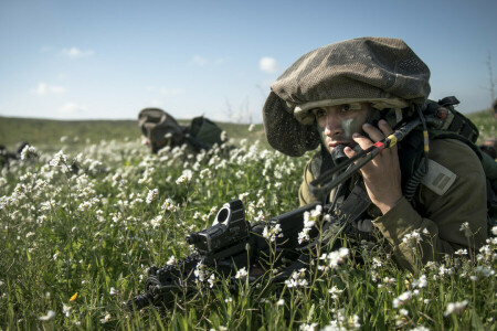 Soldats, armes