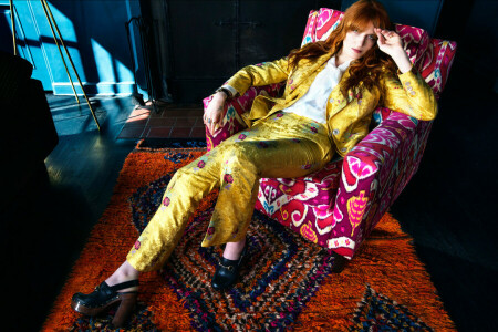 2016, Florença Leontine Mary Welch, Florence Welch, sessão de fotos, Vanity Fair