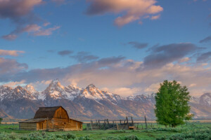 Grand Teton, morgen, Soloppgang