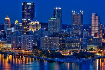 ville, Pennsylvanie, Pittsburgh, la ville, Etats-Unis