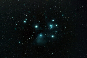 M45, Siete hermanas, cúmulo de estrellas, las Pléyades