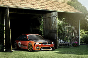 2002, 2016, BMW, mașină, Concept, Hommage, portocale, Tuning