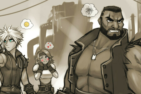 Kunst, Barret, Barret Wallace, Cloud Strife