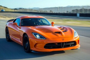 Dodge, Machine, orange, speed, SRT, supercar, Viper