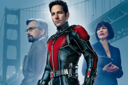 Mierenman, achtergrond, Brug, grappig, Evangeline Lilly, Fictie, Hank Pym, Hope van Dyne