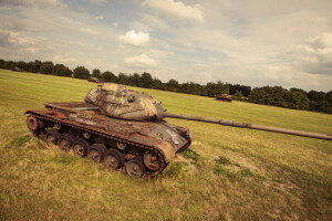 Ejército, tanque, armas