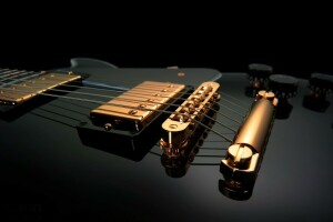 guitar, macro, Music