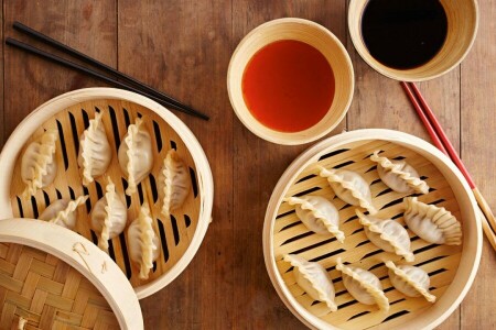 Kina, dumplings, pinde