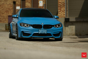 auto, BMW, drives, Machine, Vossen Wheels, wielen