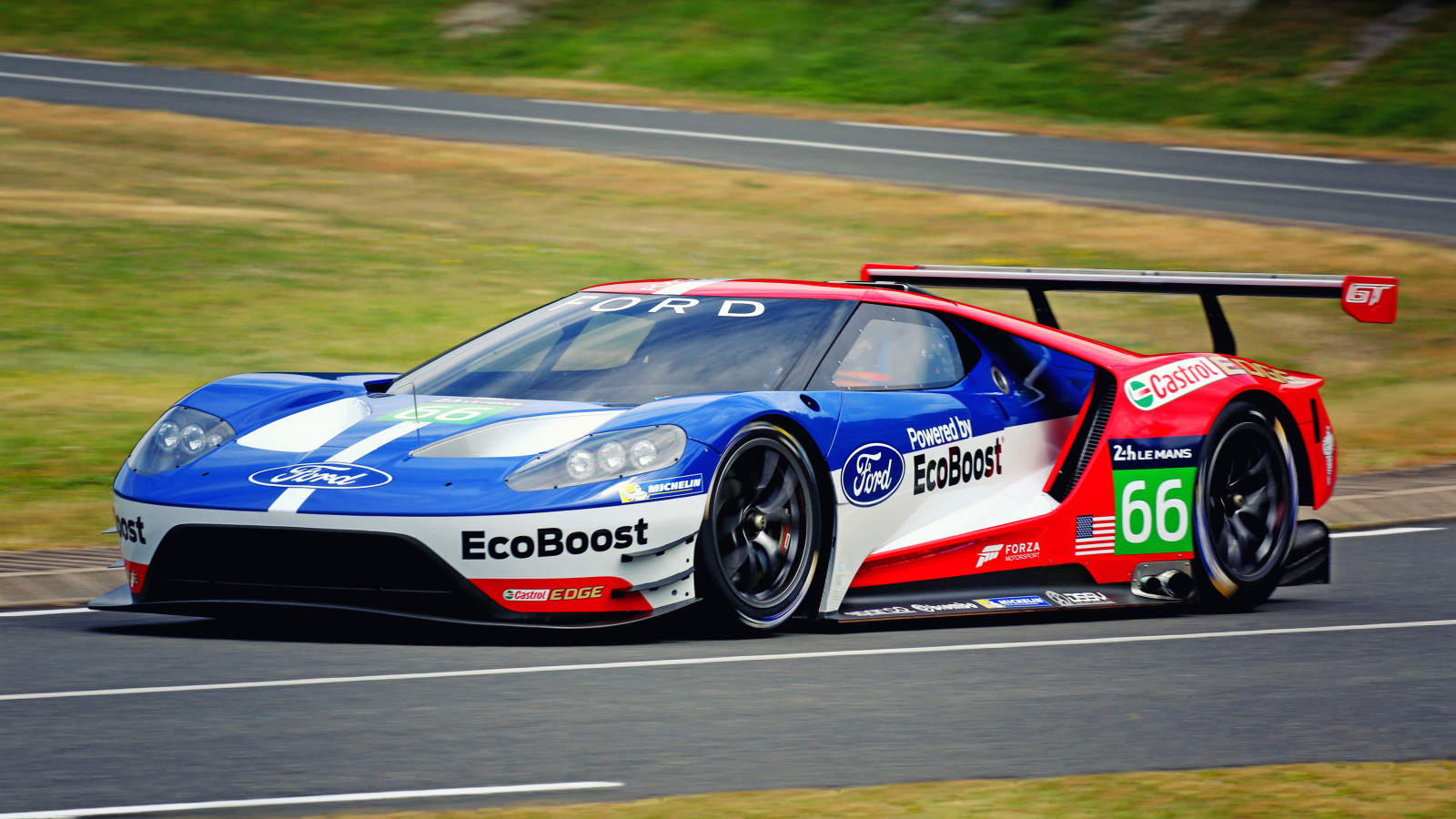 Super-carro, Ford, carro de corrida, 2016