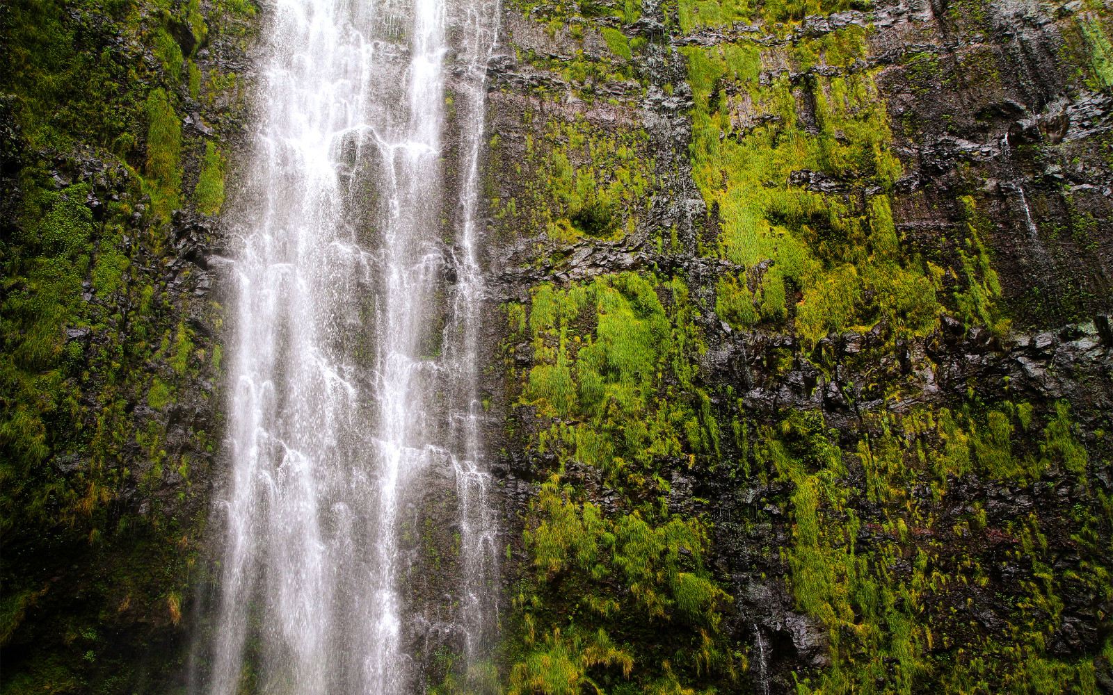 водопад, США, Maui, Гавайи