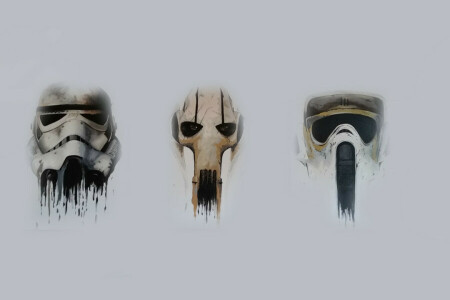 Casco Biker Scout, General Grievous, Stormtrooper