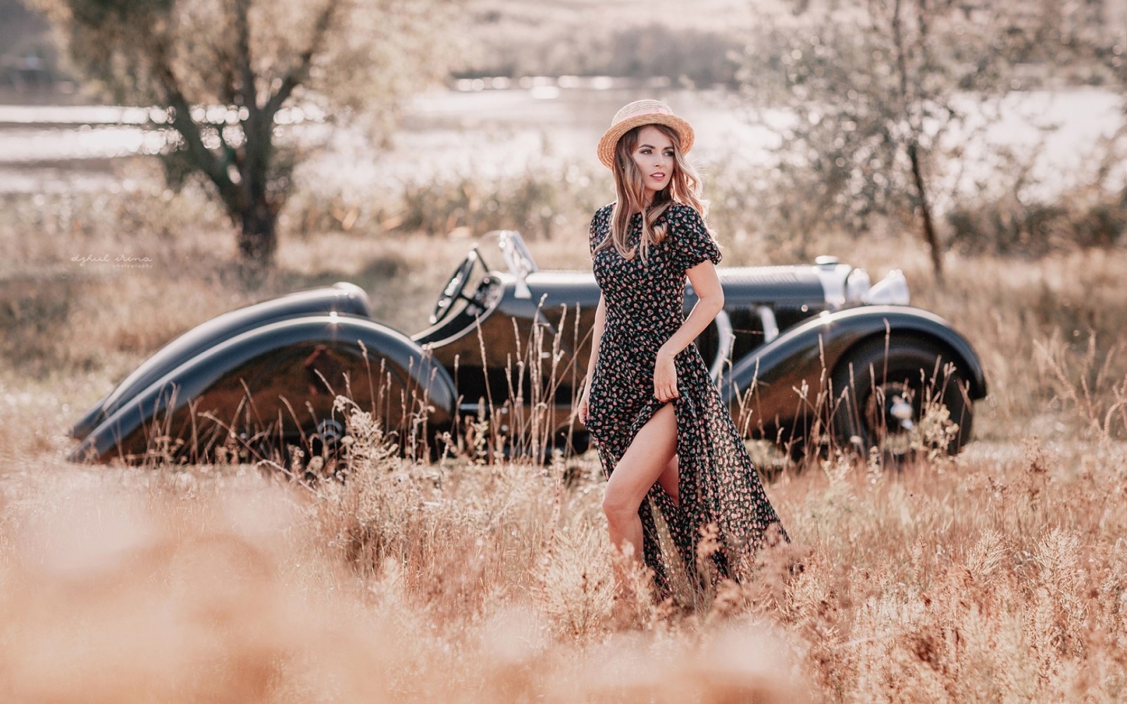 nature, face, BEAUTY, field, Woman