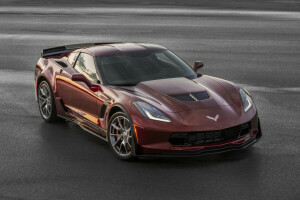 2015, Corvette, coupe, Conception rouge épice, supercar, Z06