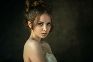 Dennis Drozhzhin, Nastya, portrait, Studio, the beauty