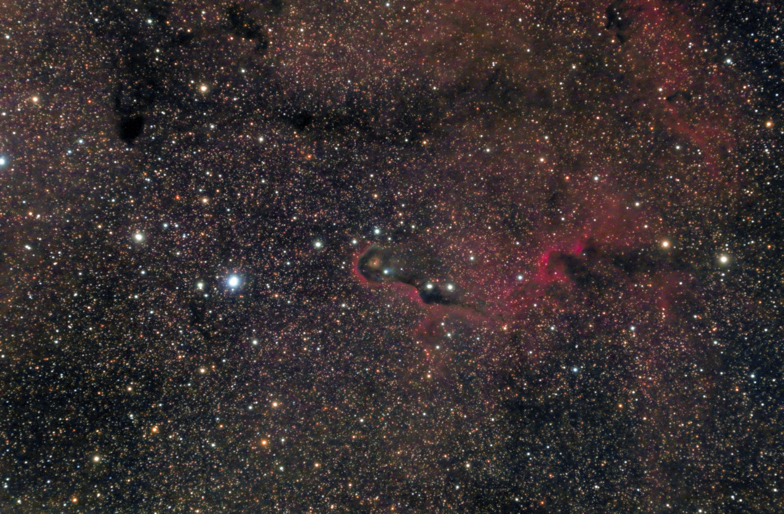 Plats, nebulosa, Elephant's Trunk