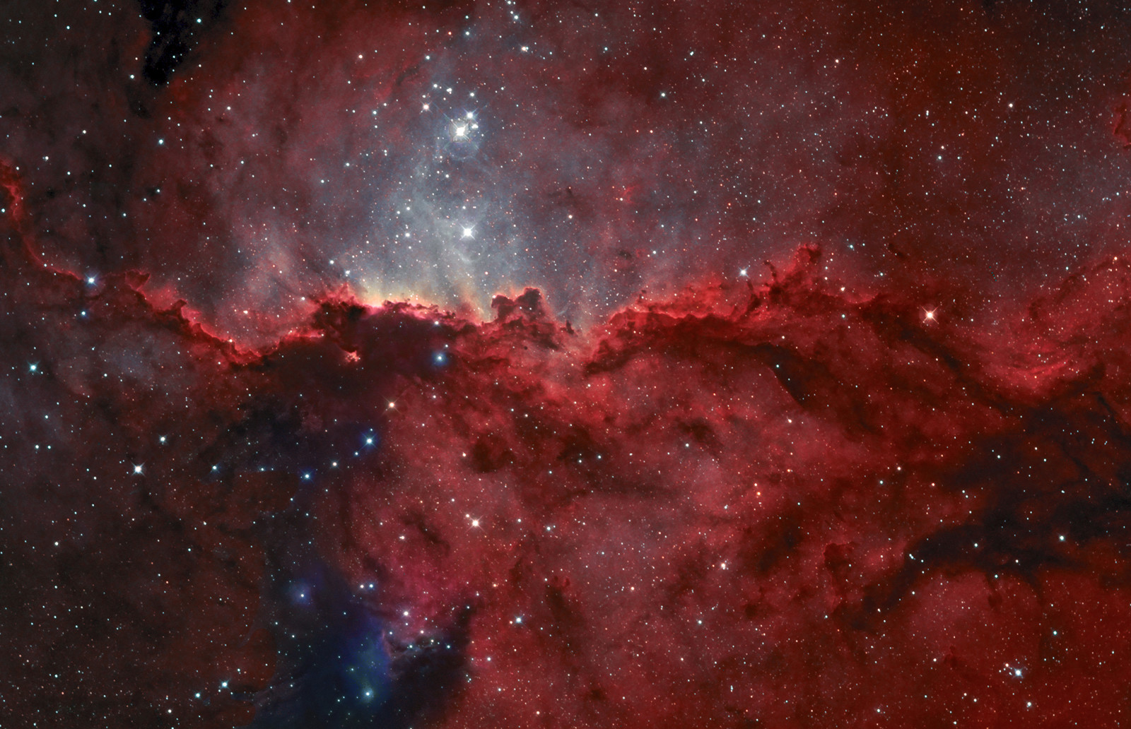 the altar, emission nebula, in the constellation, NGC 6188