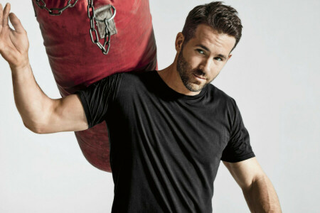 acteur, chaîne, journal, La santé des hommes, poire, photographe, Ryan Reynolds, sport