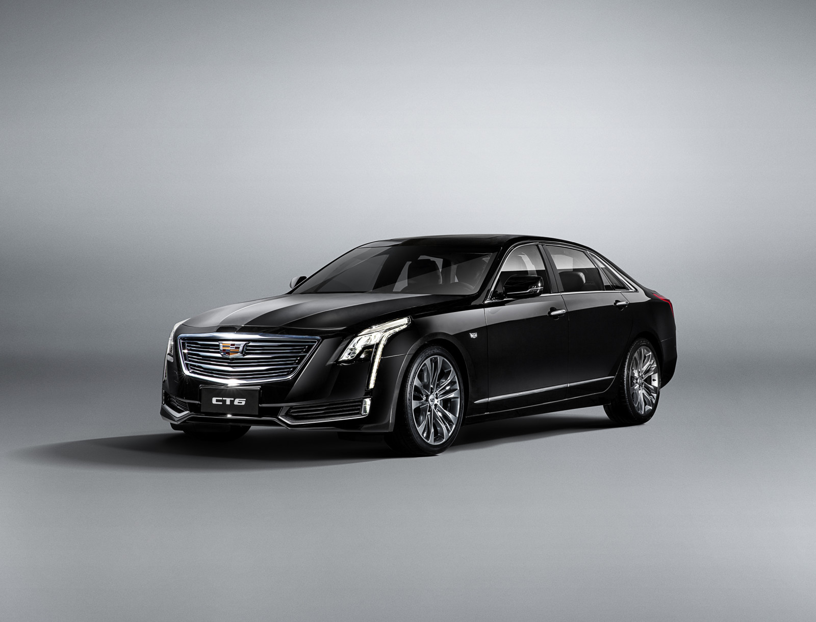 фон, белый, седан, Cadillac, CT6