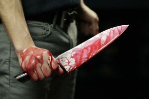 blood, hand, knife