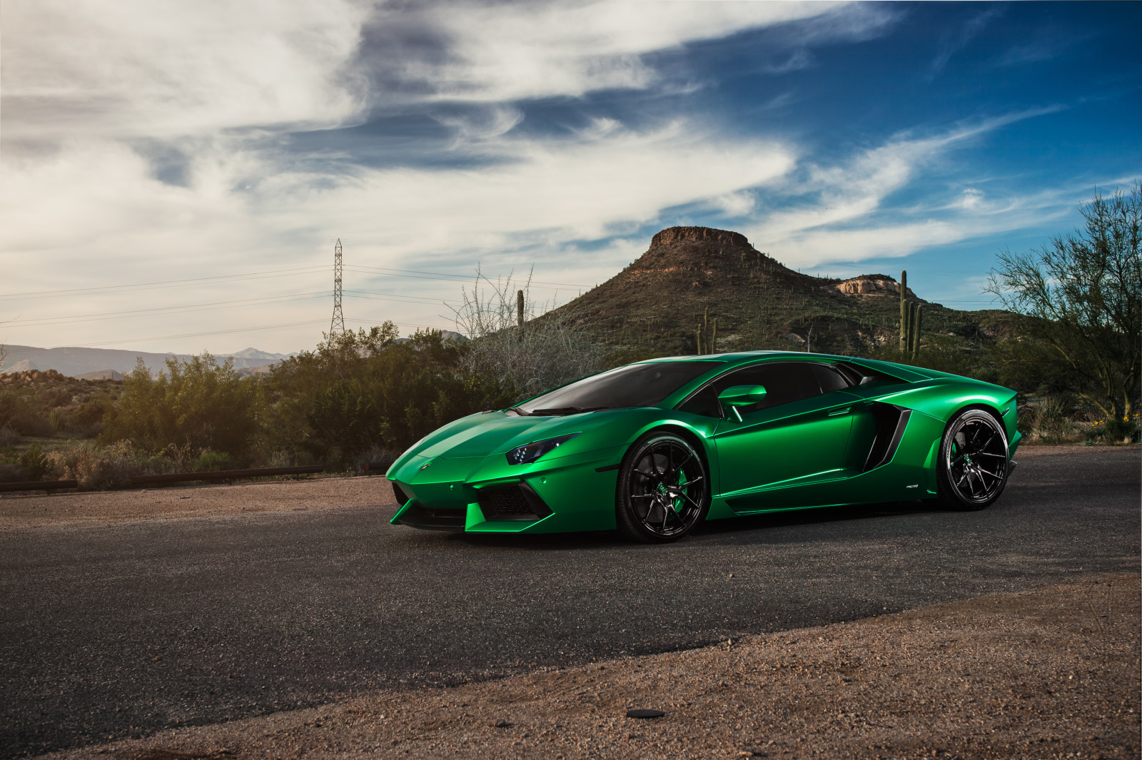 supercar, green