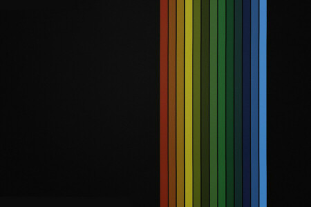 negro, colores, líneas, rojo