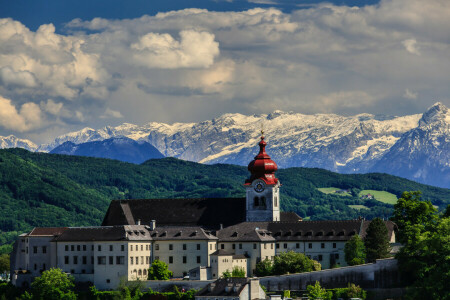 Abbey, mountains, the monastery