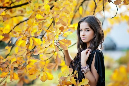 autumn, BEAUTY, girl, look, pose