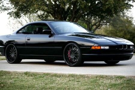 850, schwarz, BMW, Coupe