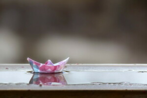 background, macro, paper boat