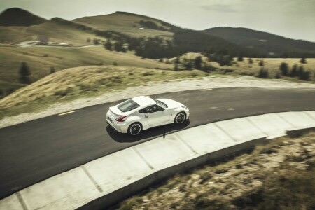 370Z, collines, Nissan, route