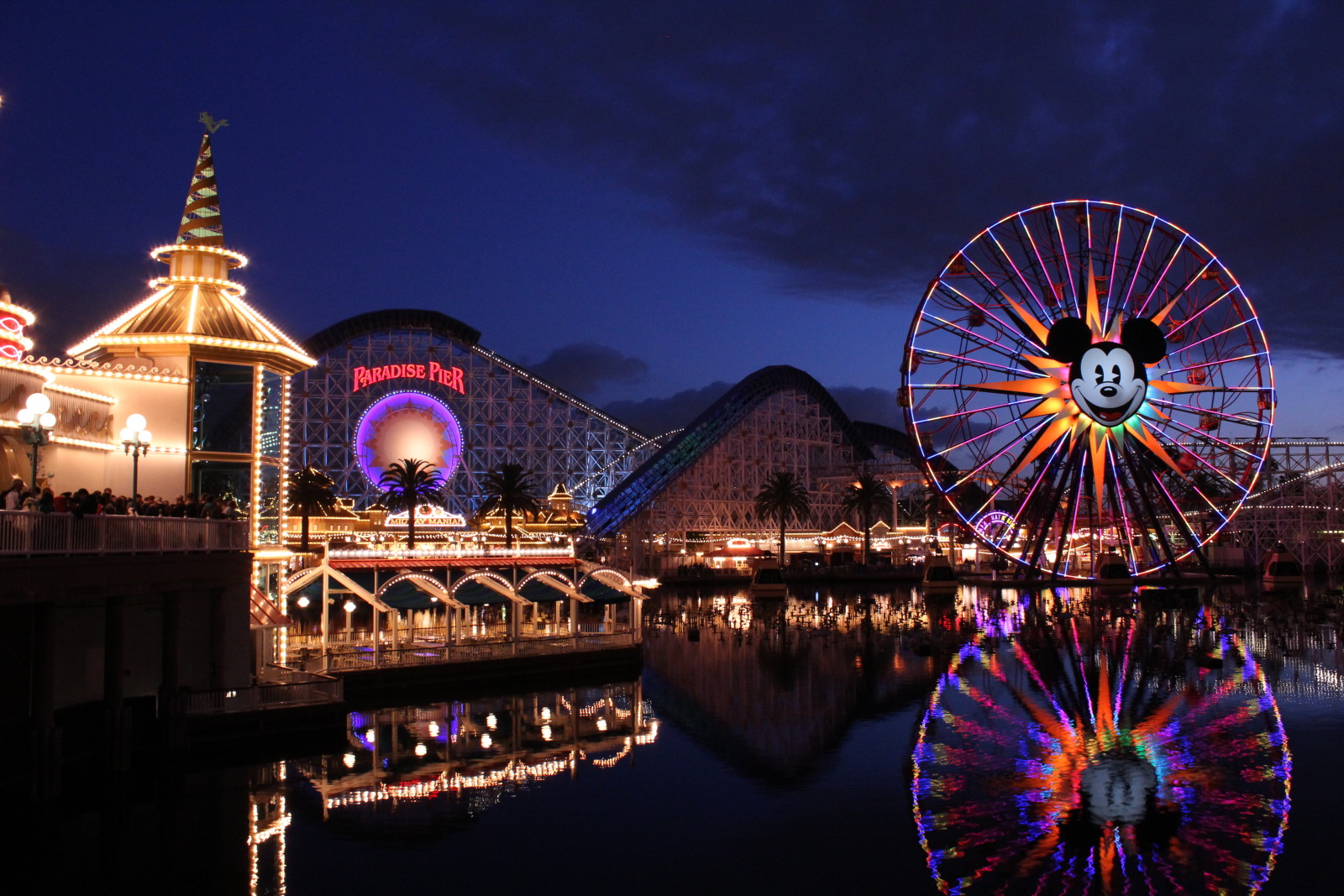 California, Mikke Mus, Berg-og-dal-bane, Disney California Adventure, Paradise Pier