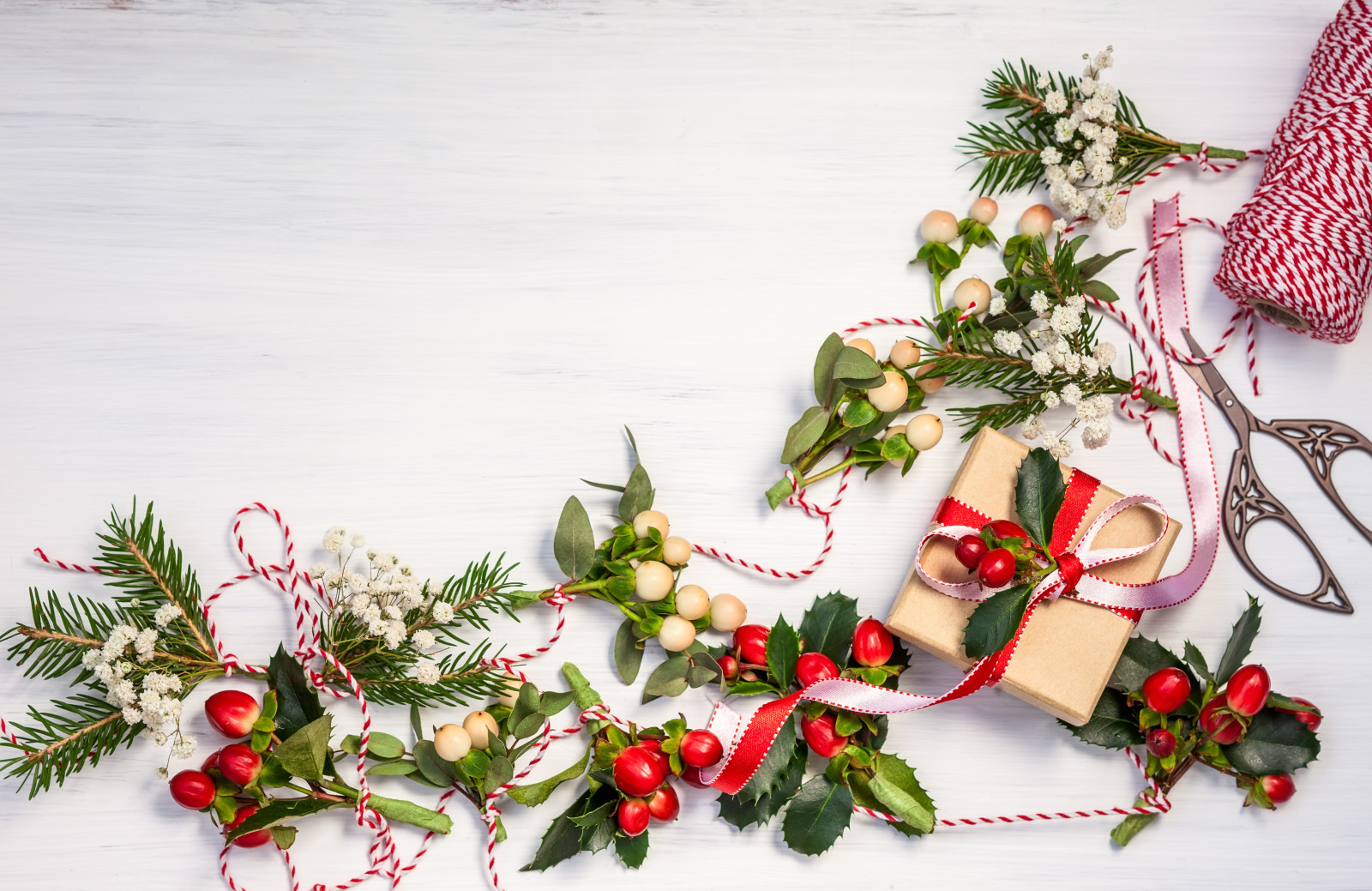 neve, Ano Novo, Natal, decoração, Alegre, presentes, Natal