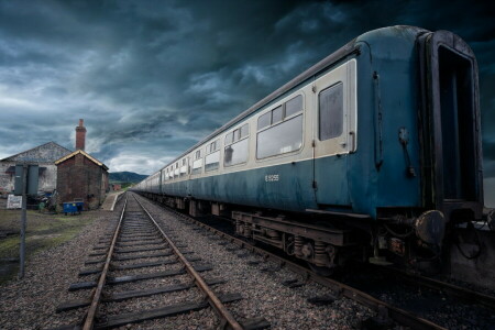 chemin de fer, Le ciel, train