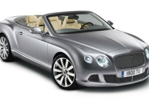 Bentley, convertible, lumières, roue