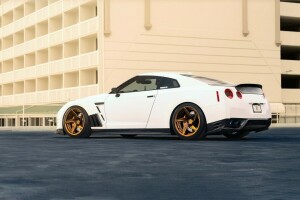 auto, GT-r, Licht, Nissan, macht, R35, achterkant, sport