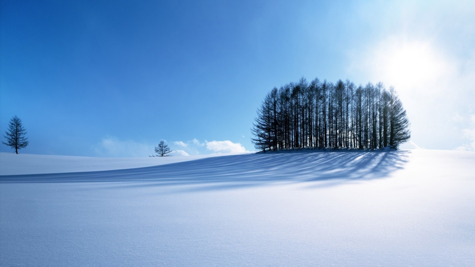 nieve, azul, Montaña, invierno, la carretera, arboles, cielo, Dom