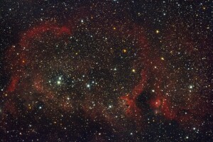 "Suflet", Cassiopeia, nebuloasă, spaţiu, Universul