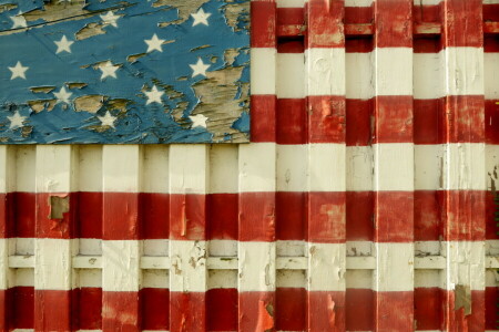 background, flag, the fence