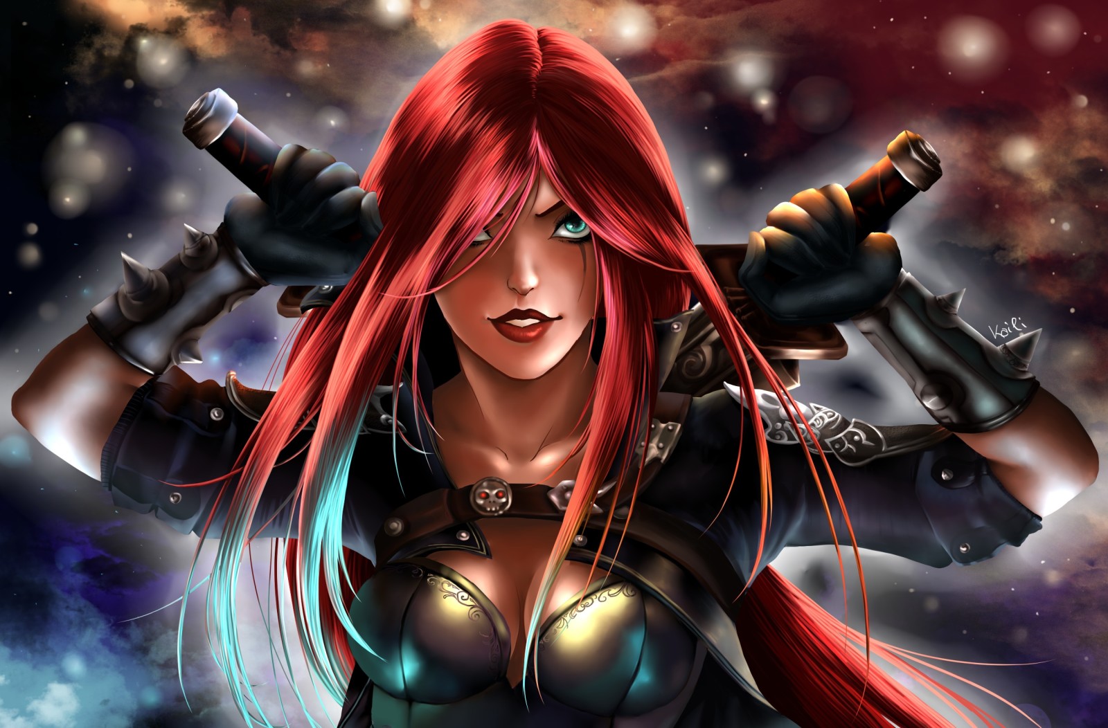 arte, League of Legends, Katarina, lol