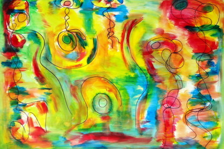 abstraction, Couleur, forme